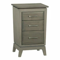 Ellison Small 3-Drawer Nightstand, Astoria Sky