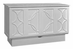 NYC Deal Brussels Queen Murphy Cabinet Bed White