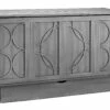 NYC Deal Brussels Queen Murphy Cabinet Bed Charcoal -WALKER EDISON Shop 593 20 Brussels Charcoal