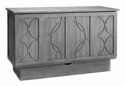 NYC Deal Brussels Queen Murphy Cabinet Bed Charcoal