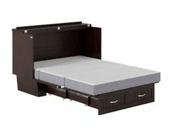 Nantucket Murphy Bed (Chest Bed) Espresso -WALKER EDISON Shop AC593141 SILO MO TR2 30