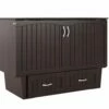 Nantucket Murphy Bed (Chest Bed) Espresso -WALKER EDISON Shop AC593141 SILO TR1 30