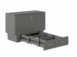 Nantucket Murphy Bed (Chest Bed) Gray 10 Nantucket Murphy Bed (Chest Bed) Gray -WALKER EDISON Shop AC593149 SILO DETAIL