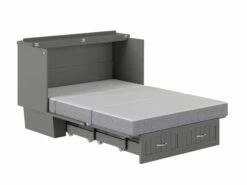Nantucket Murphy Bed (Chest Bed) Gray 13 Nantucket Murphy Bed (Chest Bed) Gray -WALKER EDISON Shop AC593149 SILO MO TR2 30