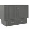 Nantucket Murphy Bed (Chest Bed) Gray -WALKER EDISON Shop AC593149 SILO TR1 30