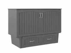 Nantucket Murphy Bed (Chest Bed) Gray