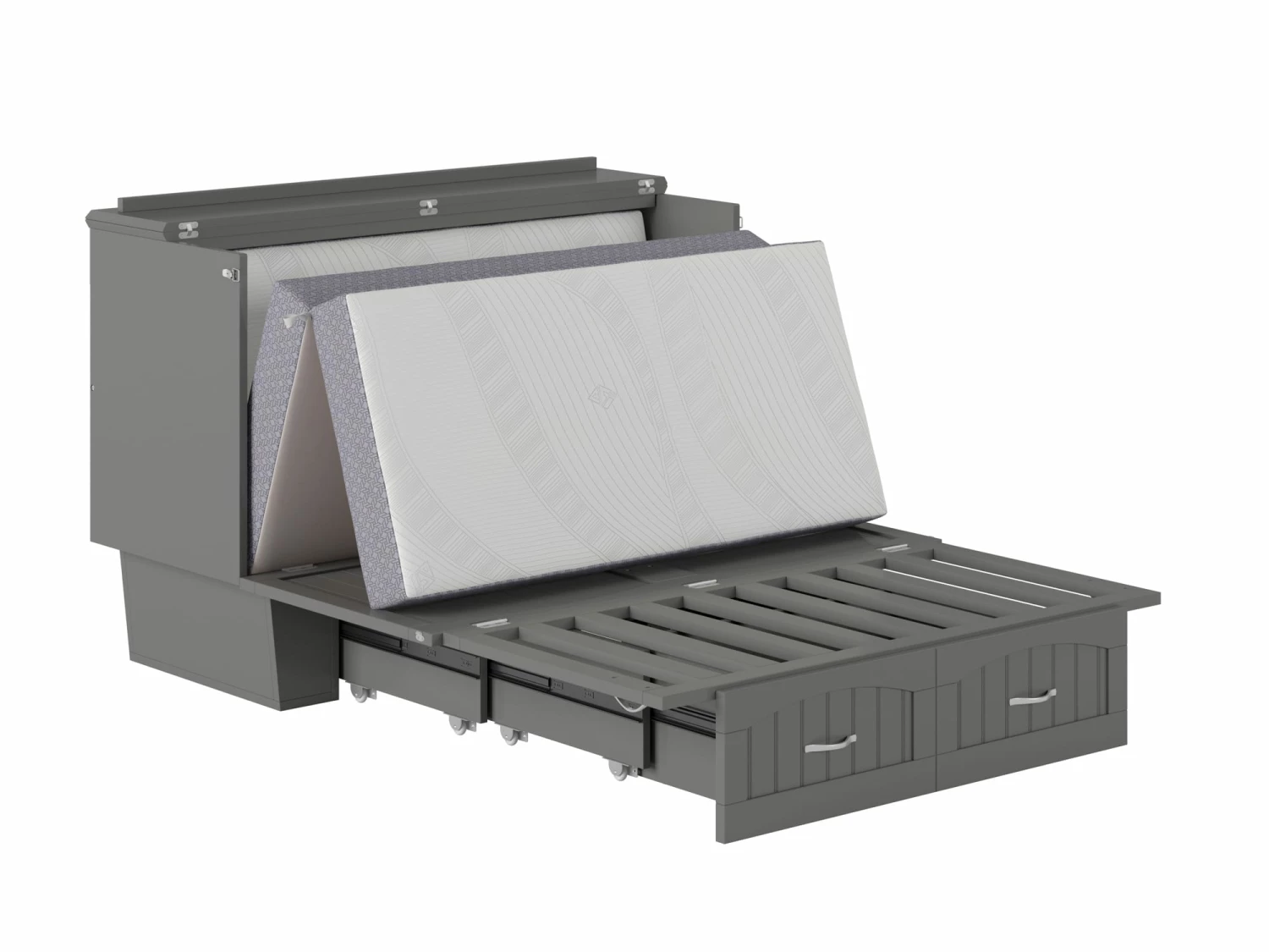 Nantucket Murphy Bed (Chest Bed) Gray 7 Nantucket Murphy Bed (Chest Bed) Gray - Image 5