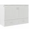 Southampton Murphy Bed (Chest Bed) White 1 Southampton Murphy Bed (Chest Bed) White -WALKER EDISON Shop AC613142 SILO TR1 30