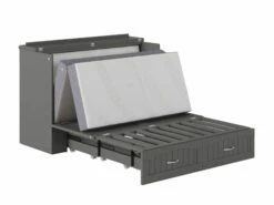 Southampton Murphy Bed (Chest Bed) Antique Gray -WALKER EDISON Shop AC613149 SILO U 30