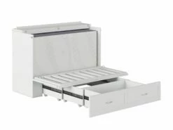 Hamilton Murphy Bed (Chest Bed) White -WALKER EDISON Shop AC623142 SILO MO BD2 30