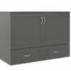 Hamilton Murphy Bed (Chest Bed) Antique Gray -WALKER EDISON Shop AC623149 SILO TR1 30