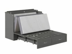 Hamilton Murphy Bed (Chest Bed) Antique Gray -WALKER EDISON Shop AC623149 SILO U 30