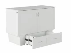 Monroe Murphy Bed (Chest Bed) White 9 Monroe Murphy Bed (Chest Bed) White -WALKER EDISON Shop AC633142 SILO BD2 30