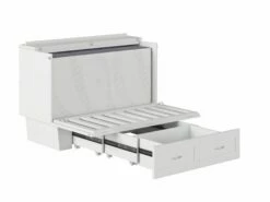 Monroe Murphy Bed (Chest Bed) White 11 Monroe Murphy Bed (Chest Bed) White -WALKER EDISON Shop AC633142 SILO MO BD2 30
