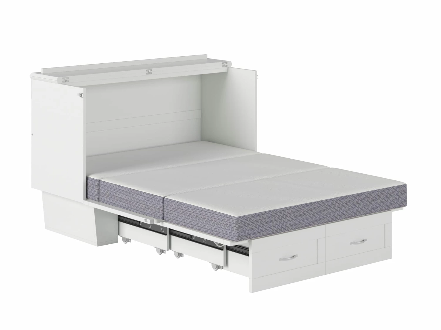 Monroe Murphy Bed (Chest Bed) White 8 Monroe Murphy Bed (Chest Bed) White - Image 6