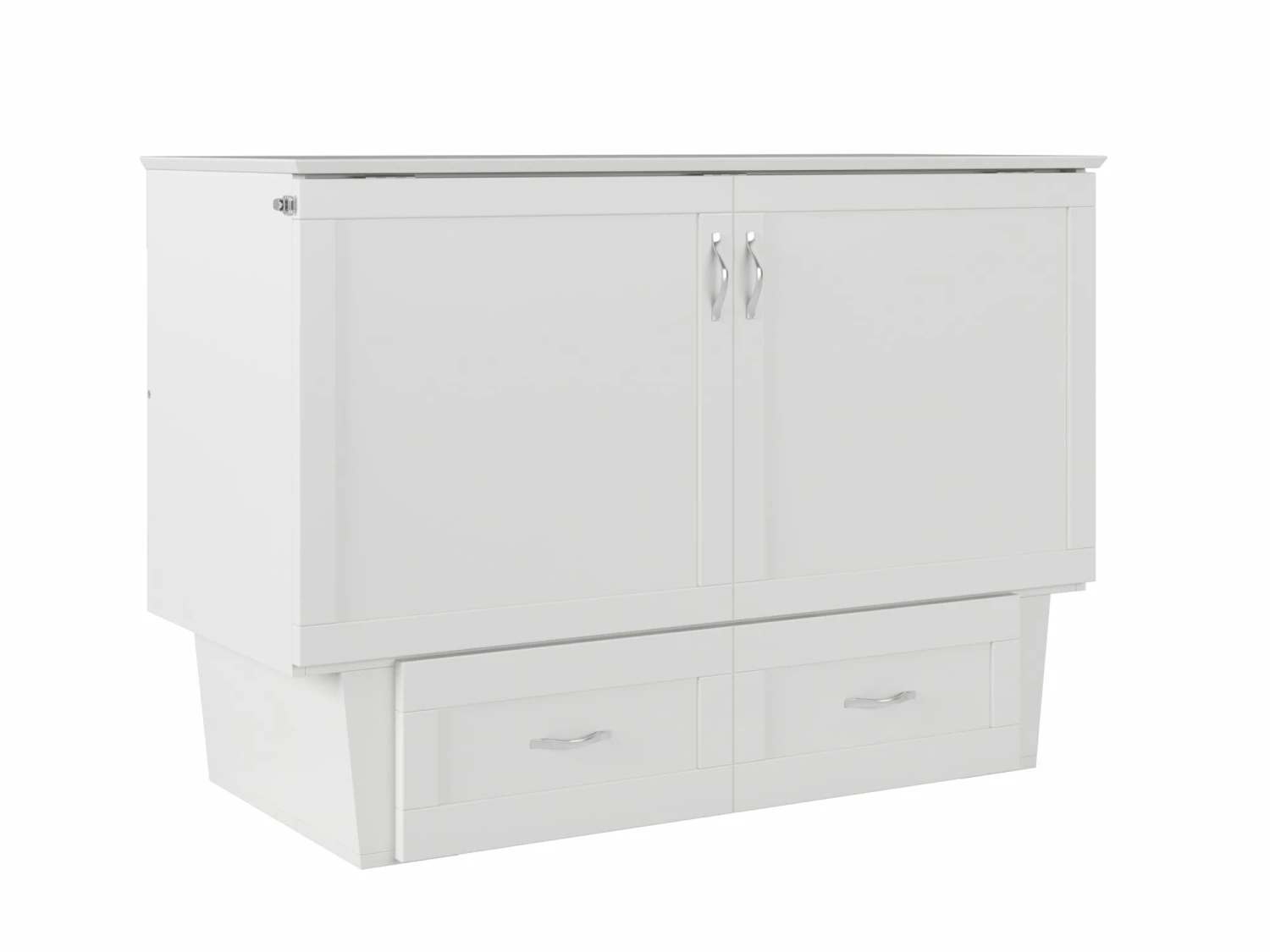 Monroe Murphy Bed (Chest Bed) White 3 Monroe Murphy Bed (Chest Bed) White