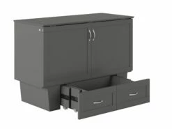 Monroe Murphy Bed (Chest Bed) Antique Gray -WALKER EDISON Shop AC633149 SILO BD2 30