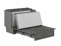 Monroe Murphy Bed (Chest Bed) Antique Gray -WALKER EDISON Shop AC633149 SILO U 30