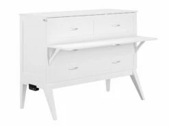 Northampton Murphy Bed (Chest Bed W/Desk) White