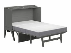 Northampton Murphy Bed (Chest Bed W/Desk) Antique Gray -WALKER EDISON Shop AC783149 SILO MO TR2 30