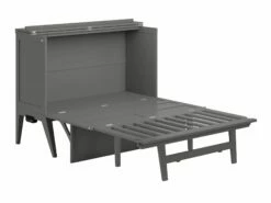 Northampton Murphy Bed (Chest Bed W/Desk) Antique Gray -WALKER EDISON Shop AC783149 SILO TR2 30