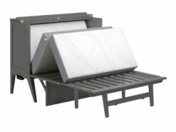 Northampton Murphy Bed (Chest Bed W/Desk) Antique Gray -WALKER EDISON Shop AC783149 SILO U 30