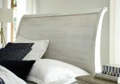 Litchfield Hanover Sleigh California King Bed -WALKER EDISON Shop AD 750 316R Dtl