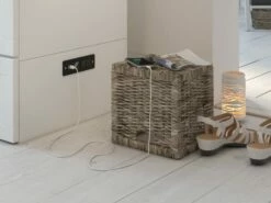 Raleigh Modern Queen Solid Wood Murphy Bed Chest W/Mattress In White 13 Raleigh Modern Queen Solid Wood Murphy Bed Chest W/Mattress In White -WALKER EDISON Shop AFI AC544142 5