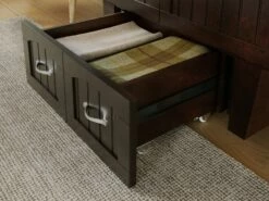 Sydney Twin Wood Murphy Bed Chest W/Storage Drawer & Charging Station In Espresso 13 Sydney Twin Wood Murphy Bed Chest W/Storage Drawer & Charging Station In Espresso -WALKER EDISON Shop AFI AC562141 5