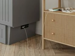 Sydney Modern Coastal Queen Solid Wood Murphy Bed Chest W/Mattress In Grey 13 Sydney Modern Coastal Queen Solid Wood Murphy Bed Chest W/Mattress In Grey -WALKER EDISON Shop AFI AC564149 5