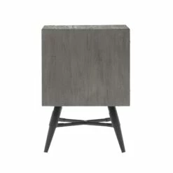 Makena 1 Drawer Nightstand In Grey Acacia Wood -WALKER EDISON Shop AL LCMKLATG 3