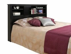 Kallisto Full/Queen Bookcase Headboard With Doors