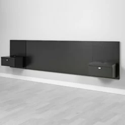 Series 9 Designer Floating King Headboard With Nightstands -WALKER EDISON Shop BHHK 0520 2K unpropped 1