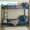 Walker Edison Sunset Twin Over Twin Bunk Bed - Black -WALKER EDISON Shop BTOTBL