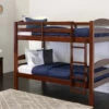 Walker Edison Carolina Twin Over Twin Bunk Bed - Espresso -WALKER EDISON Shop BWSTOTES
