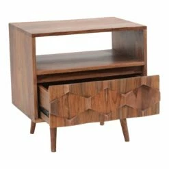 O2 Nightstand Brown -WALKER EDISON Shop BZ 1022 24 01
