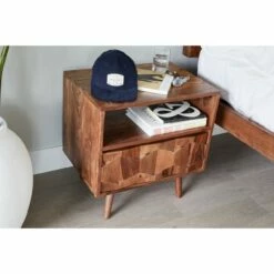 O2 Nightstand Brown -WALKER EDISON Shop BZ 1022 24 03