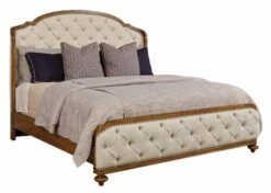 Berkshire Queen Glendale Upholstered Shelter Bed