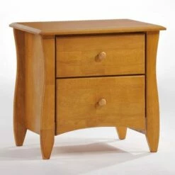 Clove Nightstand (2 Drawers) Medium Oak