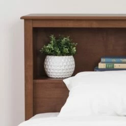 King Bookcase Headboard 27 King Bookcase Headboard -WALKER EDISON Shop CSH 8445 detail1