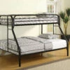 Morgan Twin Over Full Black Bunk Bed -WALKER EDISON Shop CST 2258K