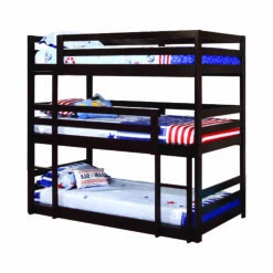 Sandler Cappuccino Triple Bunk Bed