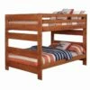 Wrangle Hill Amber Wash Full Over Full Bunk Bed -WALKER EDISON Shop CST 460096 1 1