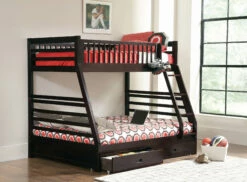 Ashton Cappuccino Twin Over Full Bunk Bed