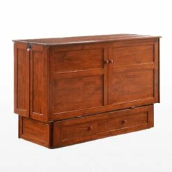 Clover Queen Murphy Cabinet Bed Cherry