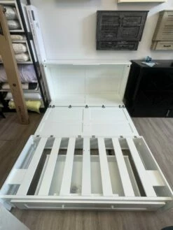 Floor Sample Clover Queen Murphy Cabinet Bed White 11 Floor Sample Clover Queen Murphy Cabinet Bed White -WALKER EDISON Shop Clover Floor 4