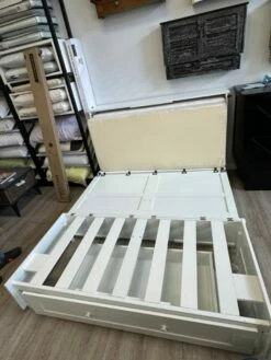 Floor Sample Clover Queen Murphy Cabinet Bed White 12 Floor Sample Clover Queen Murphy Cabinet Bed White -WALKER EDISON Shop Clover Floor 5