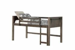 Low Loft Hdbd/Ftbd/Rails/Slats Brushed Shadow