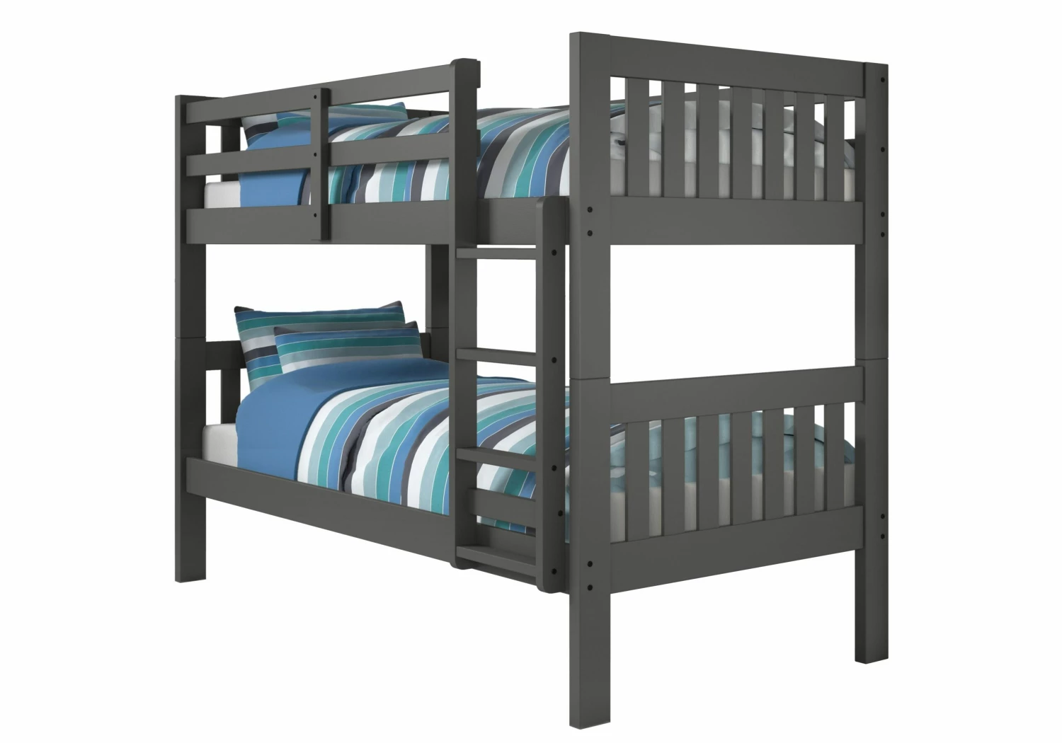 Twin/Twin Mission Bunkbed Dark Grey 3 Twin/Twin Mission Bunkbed Dark Grey