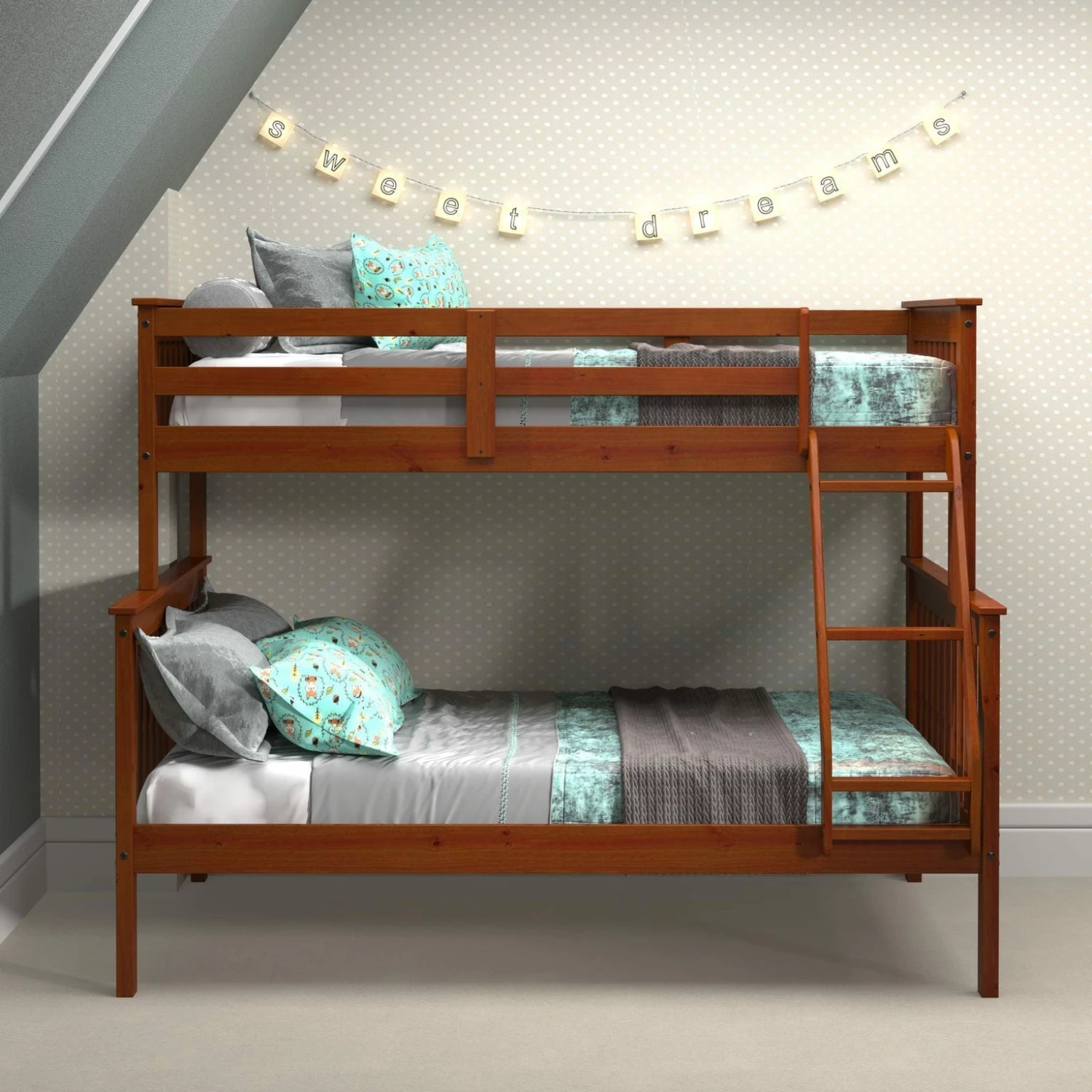 Twin/Full Mission Bunkbed Espresso 4 Twin/Full Mission Bunkbed Espresso - Image 3